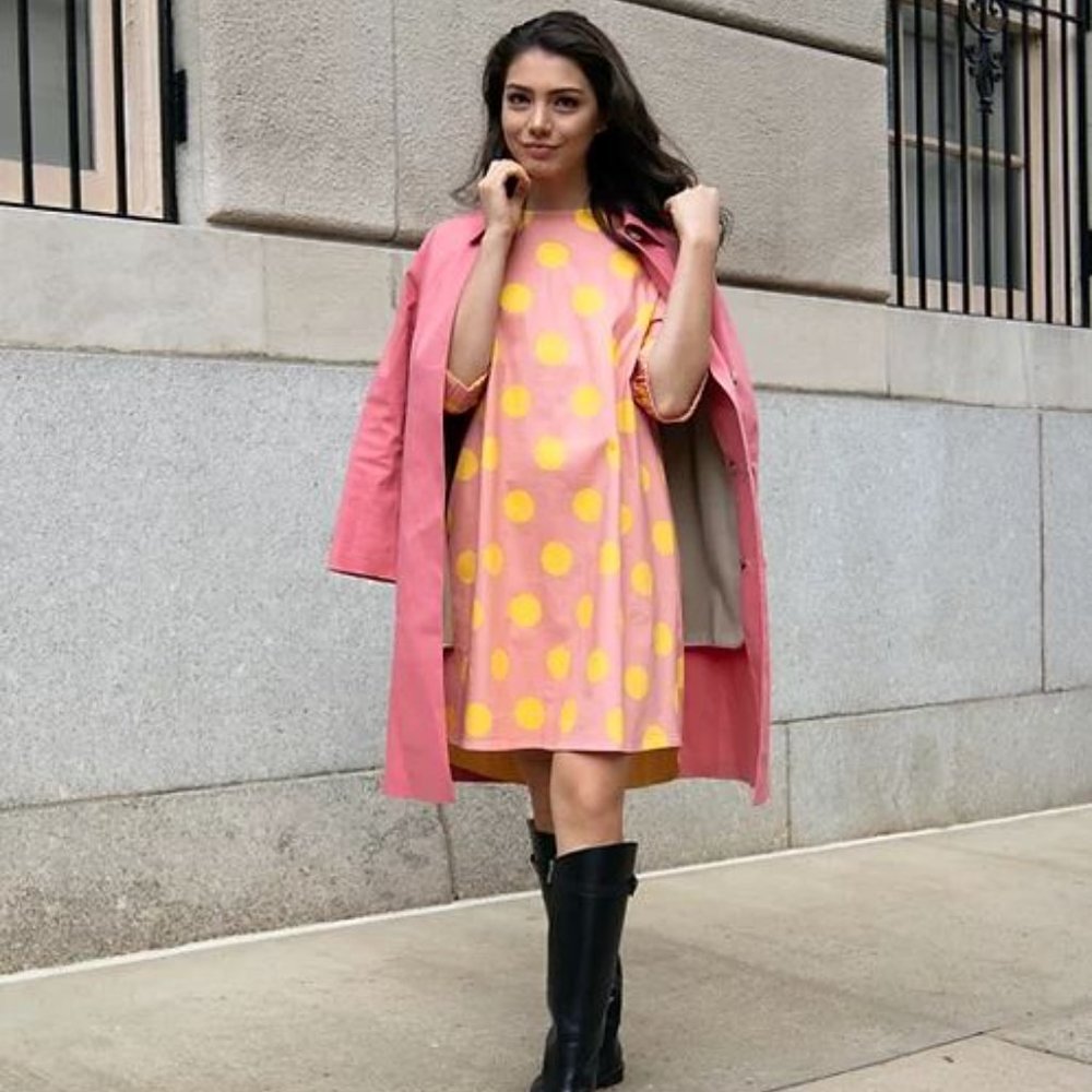 Polka Dot Woven Dress (Dot & Stripe)